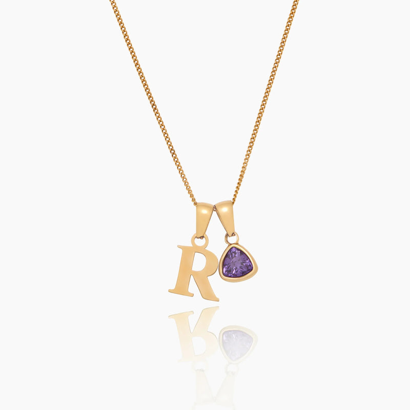Collier Lettre Précieuse — vue 1