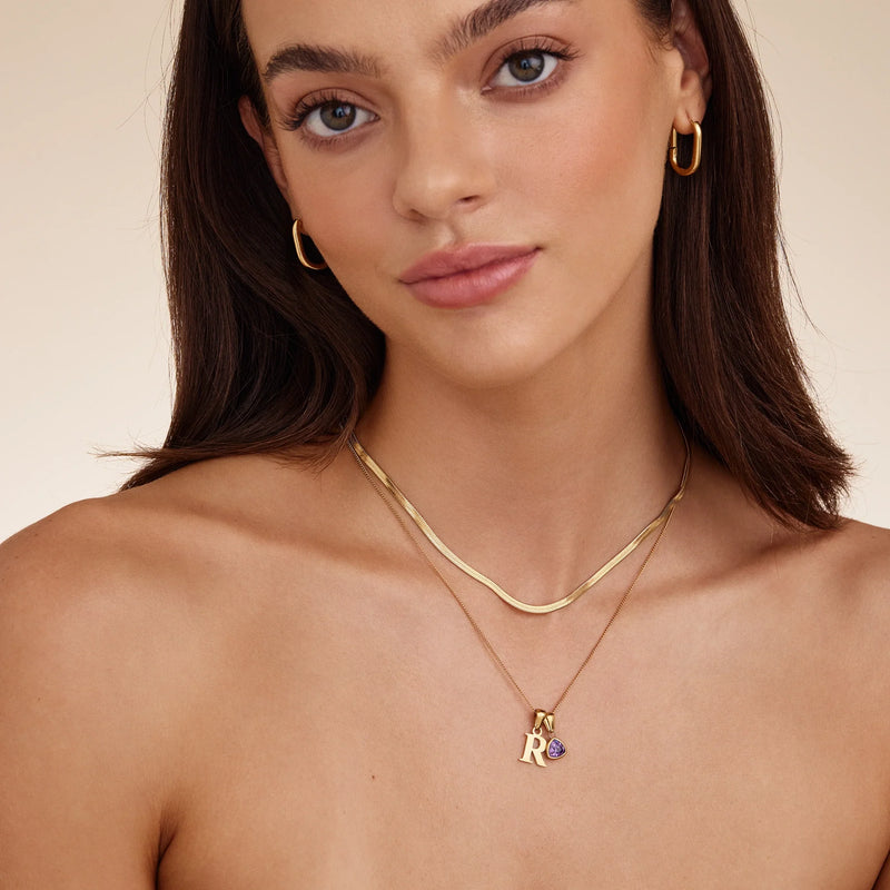 Collier Lettre Précieuse — vue 5