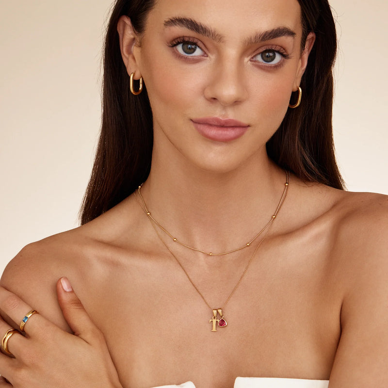 Collier Lettre Précieuse — vue 6