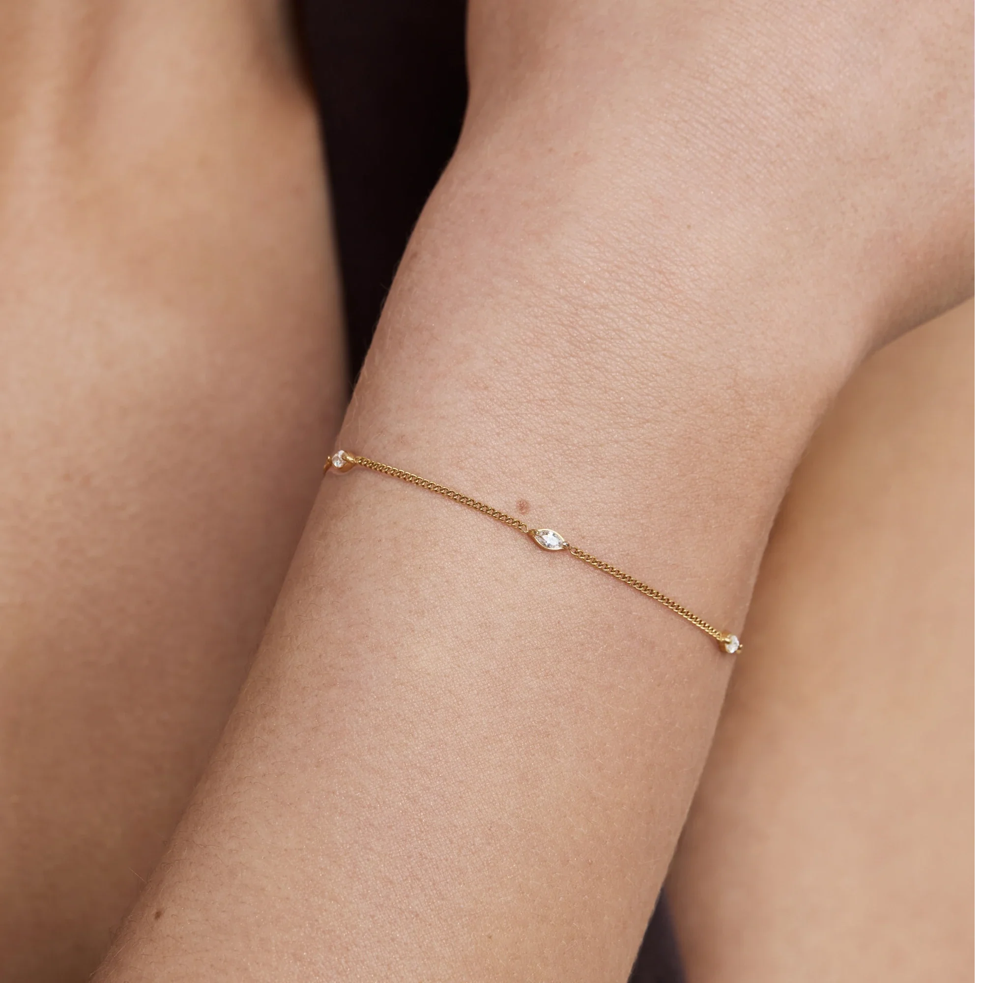 Bracelet Cristaux Élancés — vue 2