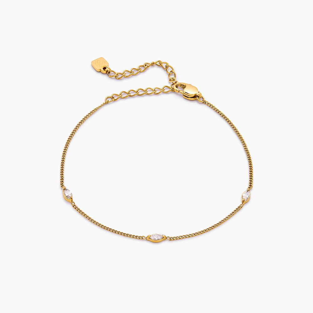 Bracelet Cristaux Élancés — vue 1