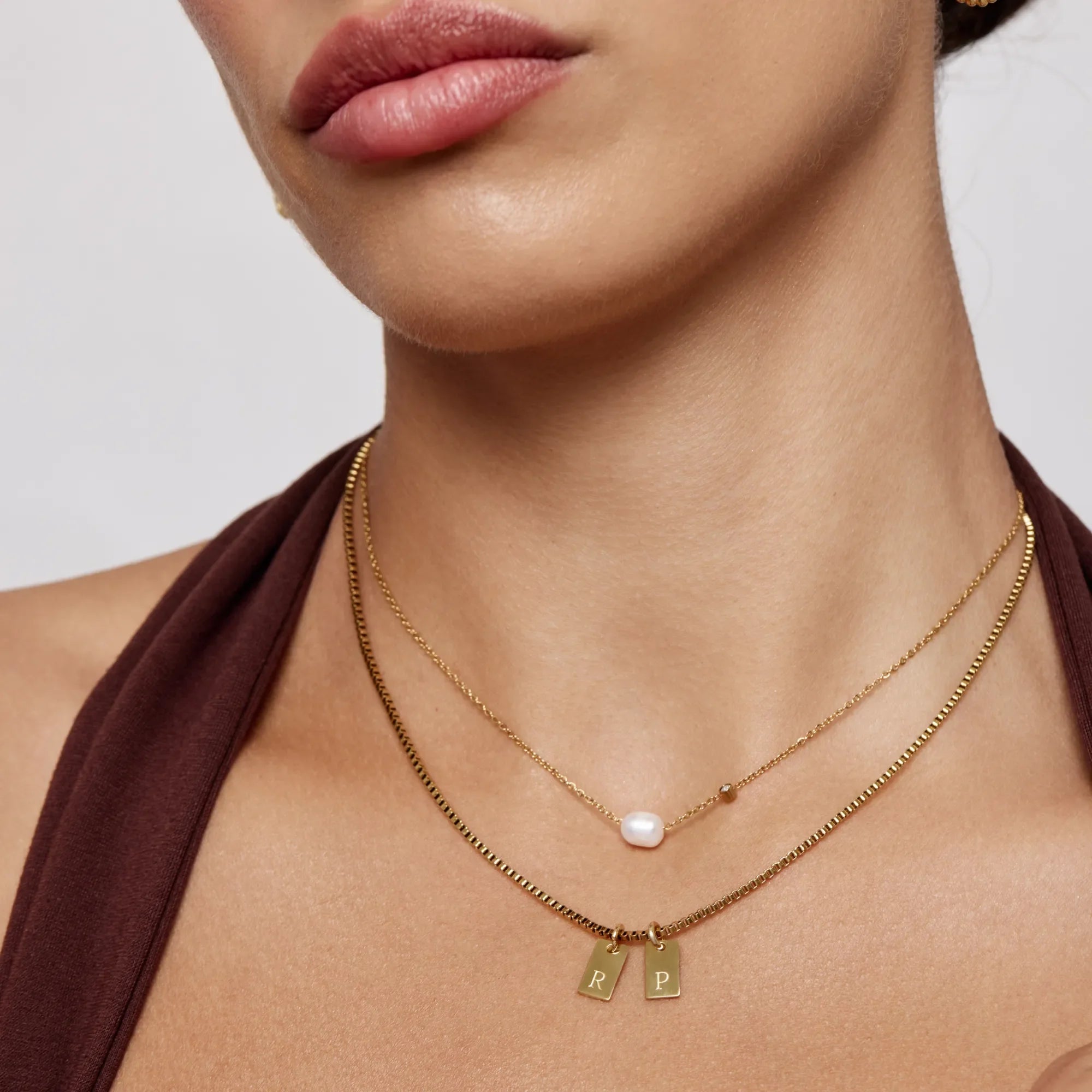 Collier Perle Solitaire — vue 6