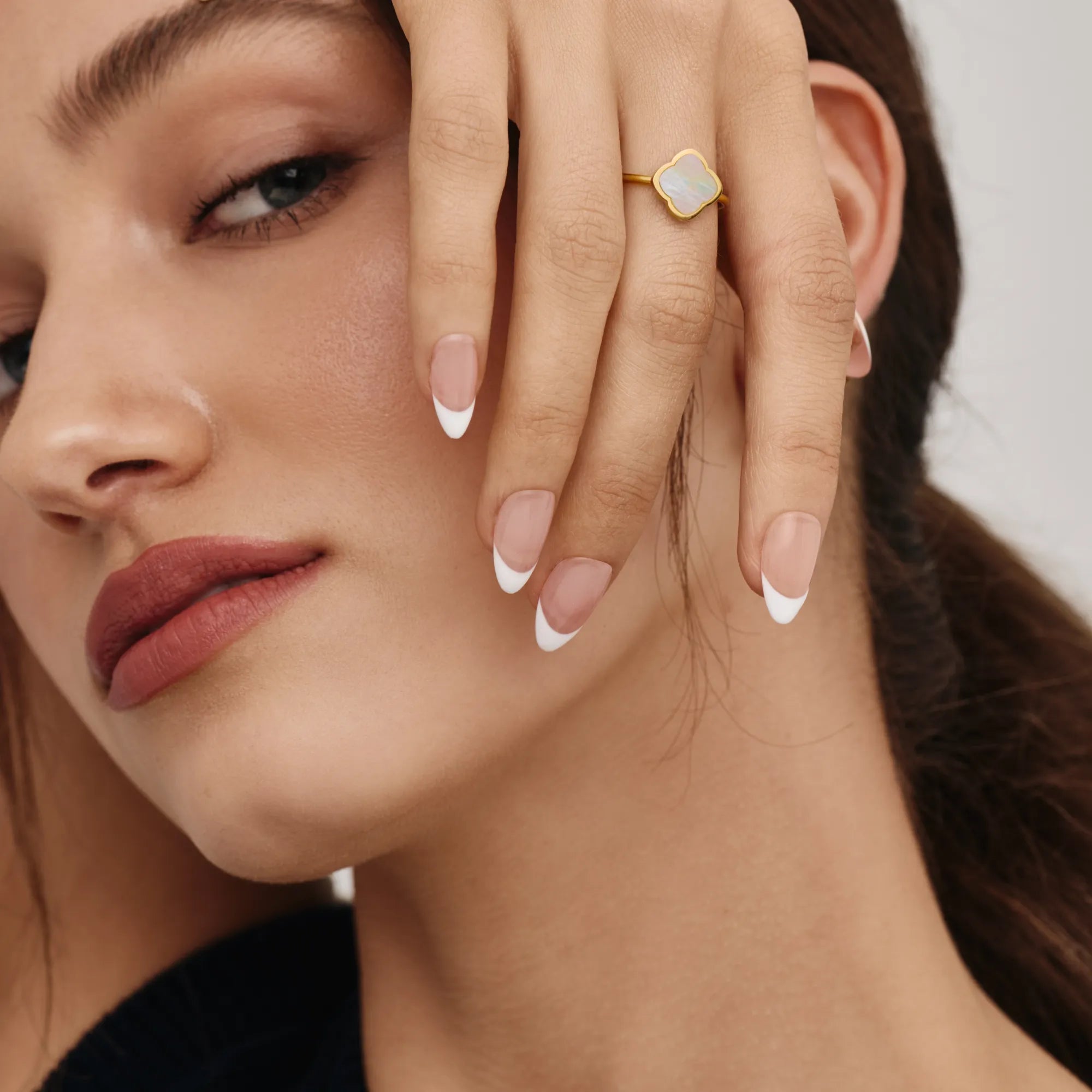 Bague Trèfle Enlacé — vue 2