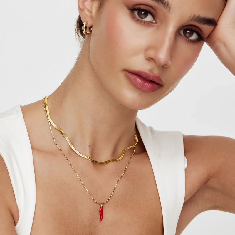 Collier Corne Chanceuse — vue 3
