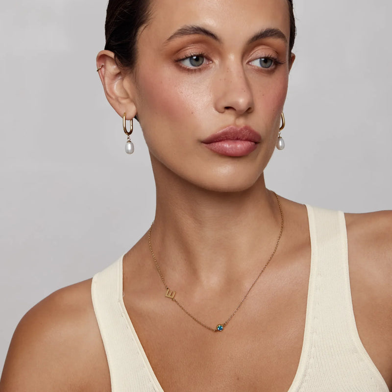 Collier Initiale Latérale — vue 6