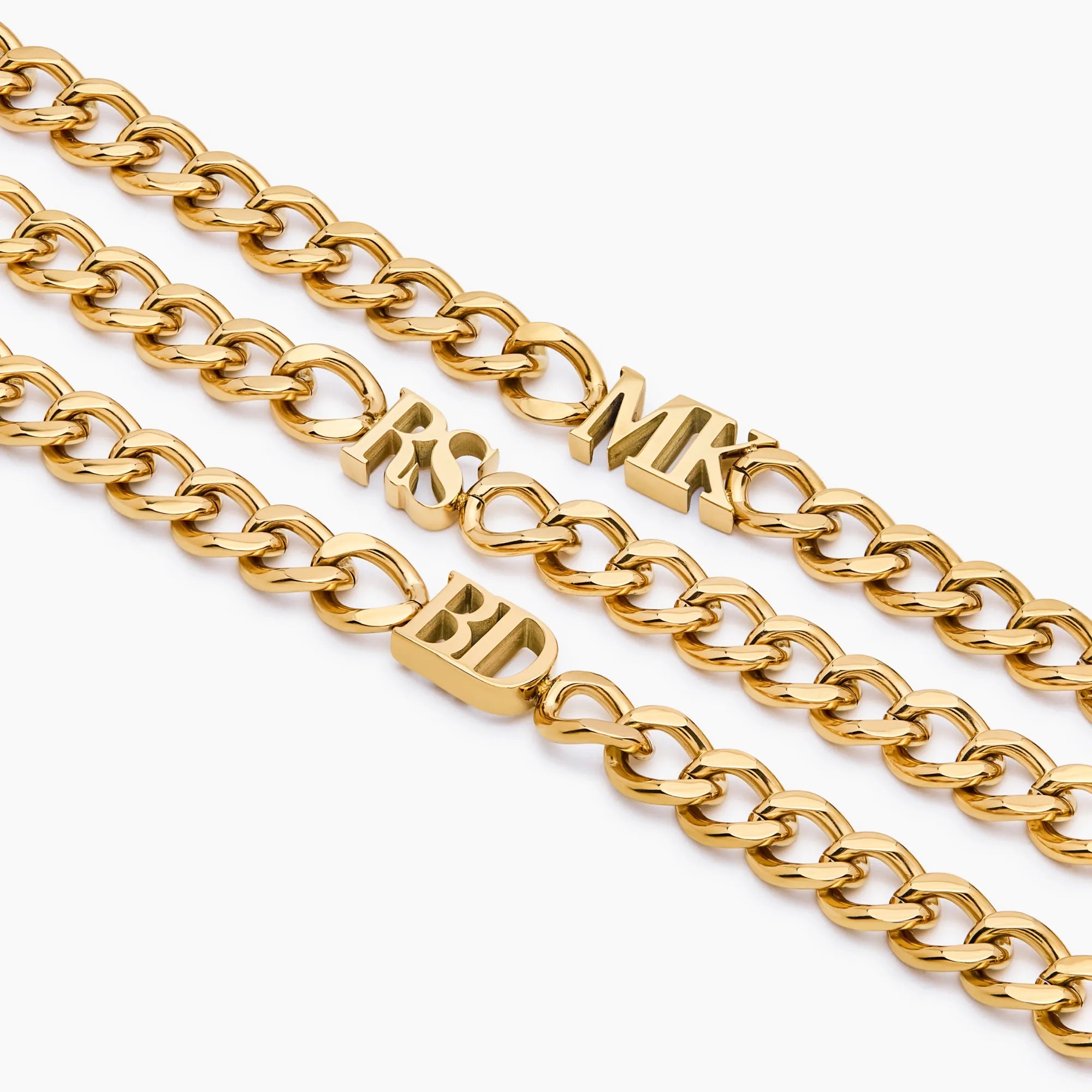 Collier Initiales Rapprochées — vue 7
