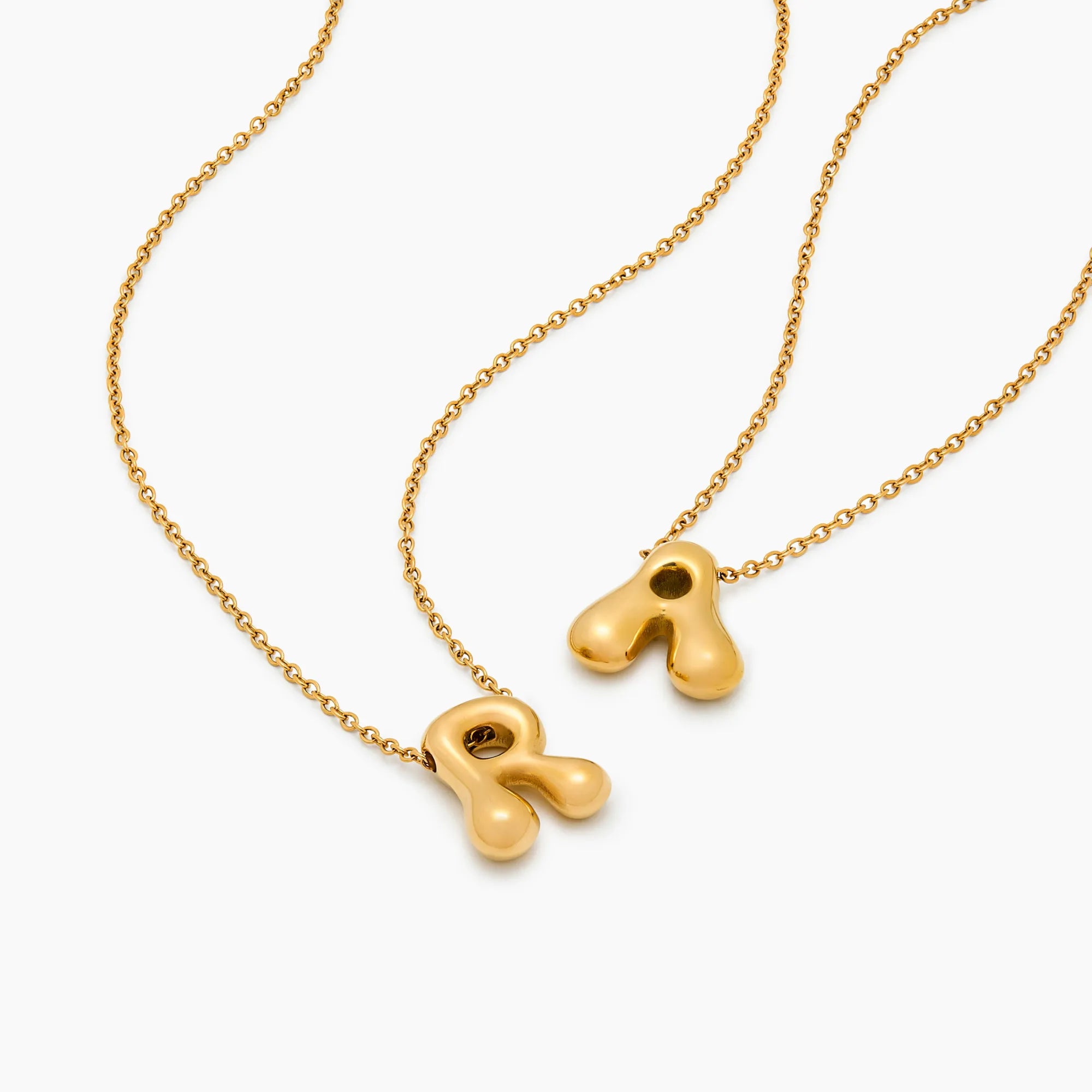 Collier Initiale Sculptée — vue 4