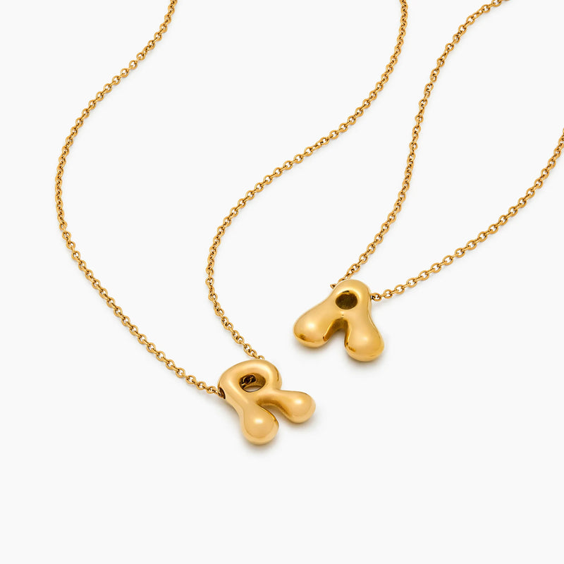 Collier Initiale Sculptée — vue 4