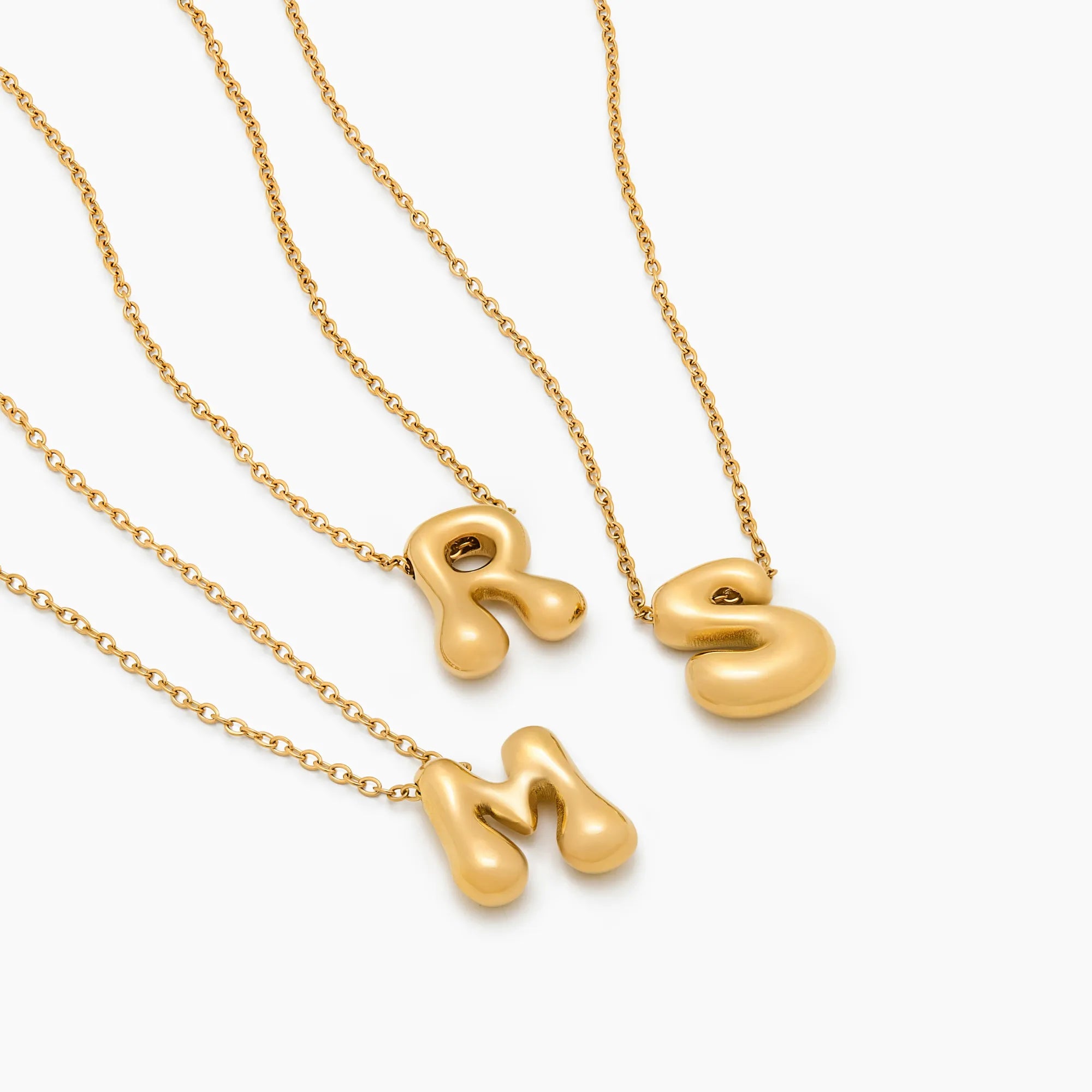 Collier Initiale Sculptée — vue 7