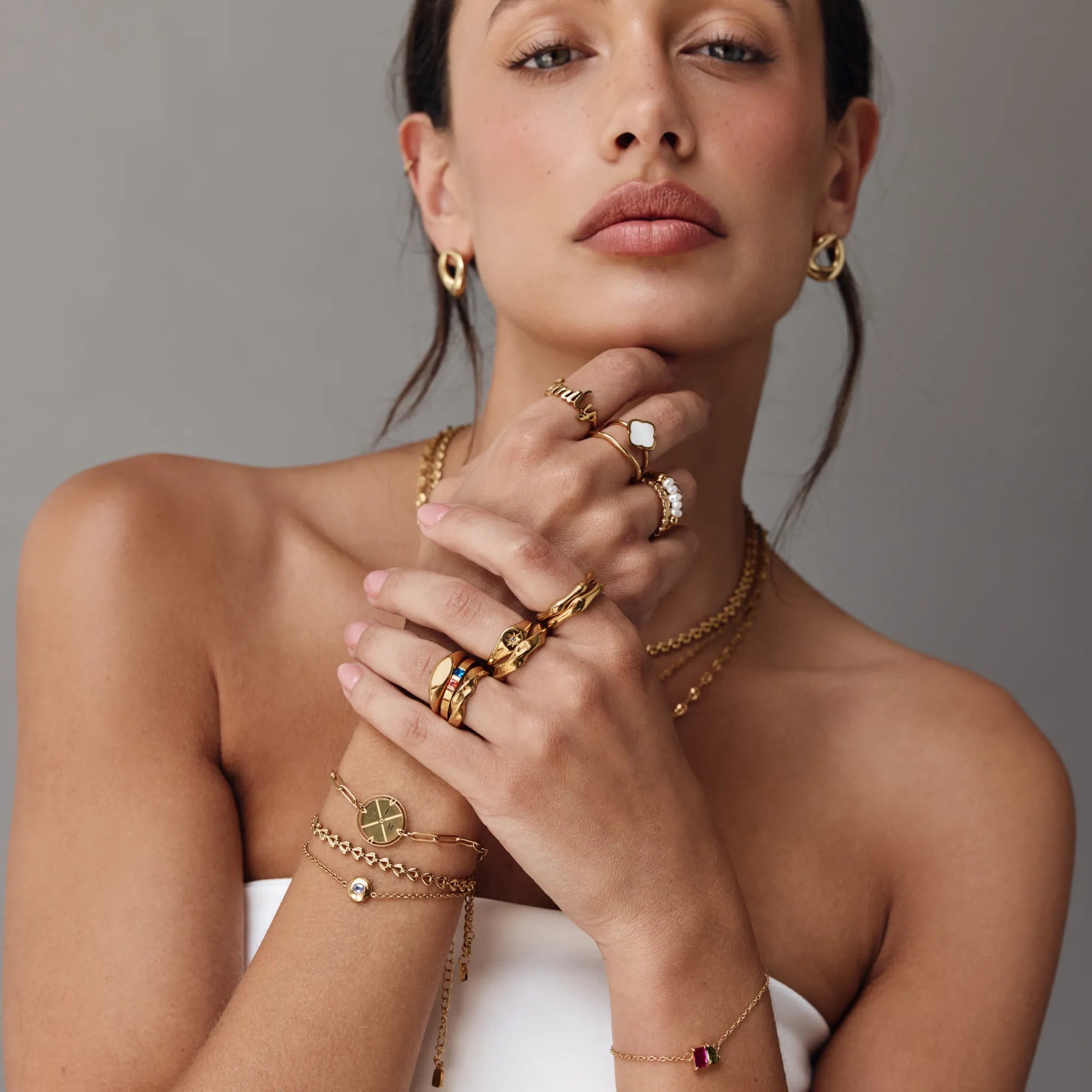Bague Trèfle Enlacé — vue 8
