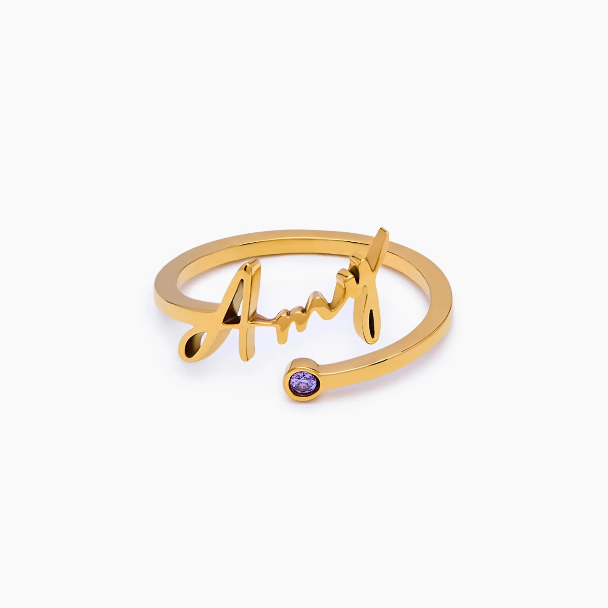 Bague Signature Ouverte — vue 4