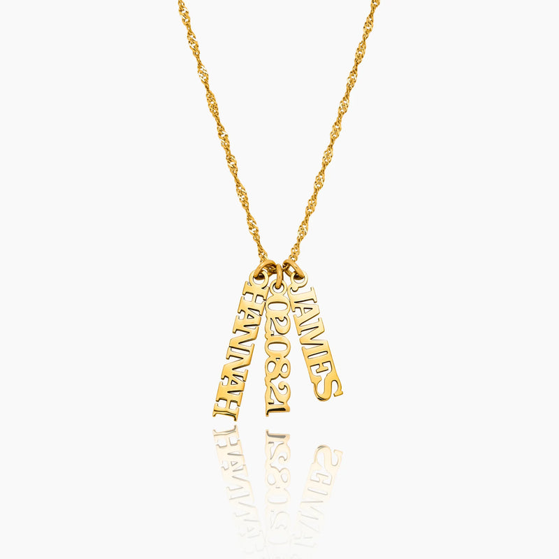 Collier Prénoms Entrelacés — vue 1