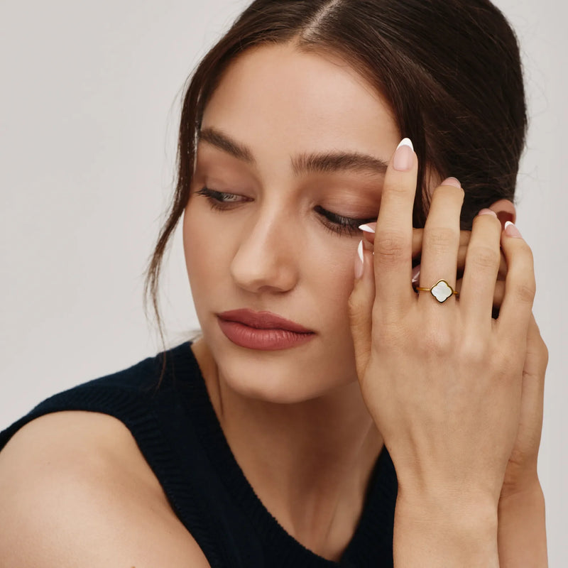 Bague Trèfle Enlacé — vue 5