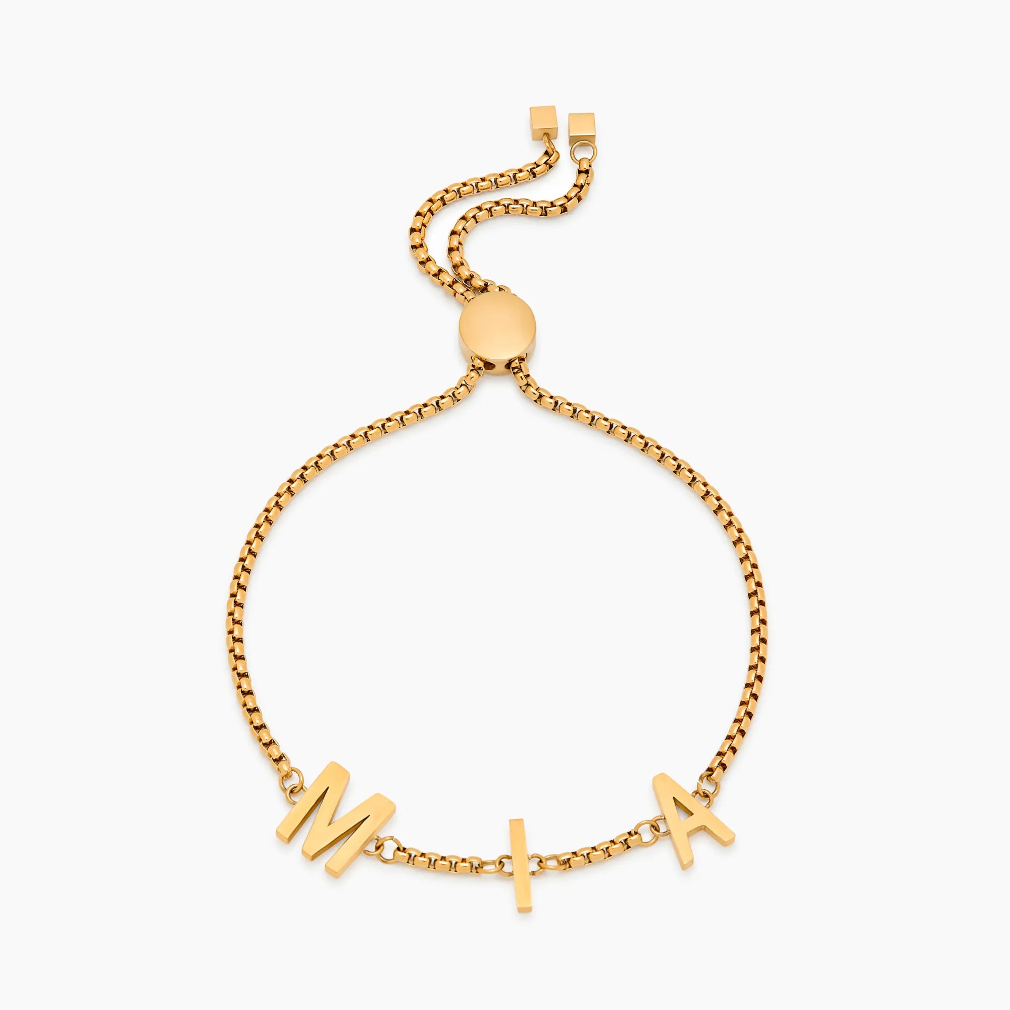 Bracelet Lettres Suspendues — vue 1