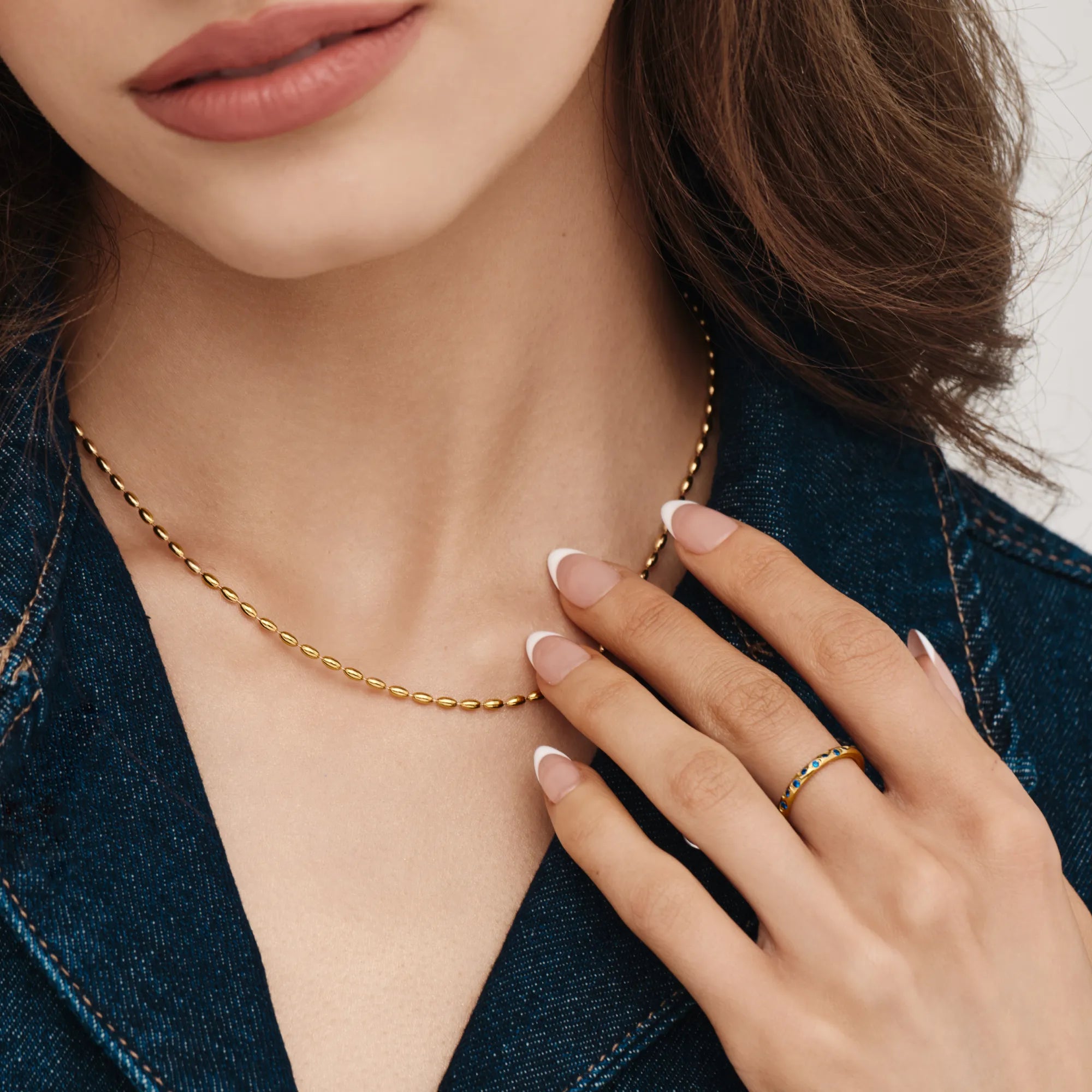 Collier Perles Fluides — vue 8