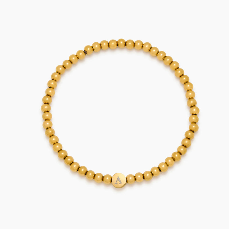 Bracelet Lettre Gravée — vue 1