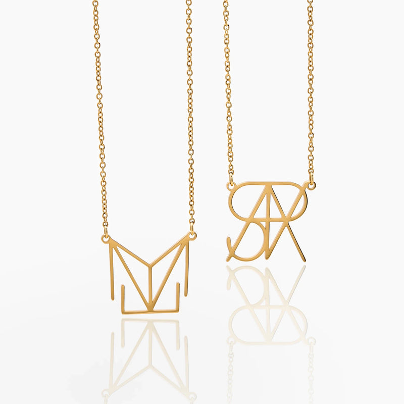 Collier Prénom Géométrique — vue 6