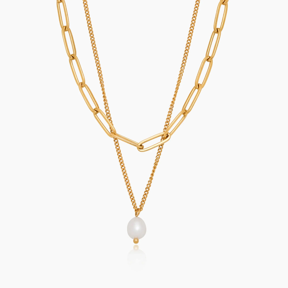 Collier Perle Doublée — vue 1