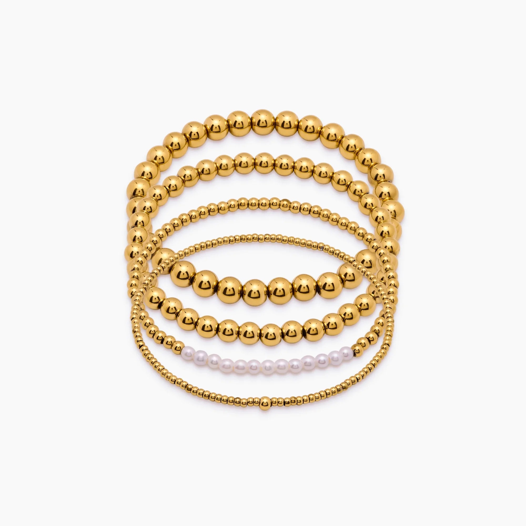 Bracelets Quatuor Perlé — vue 3