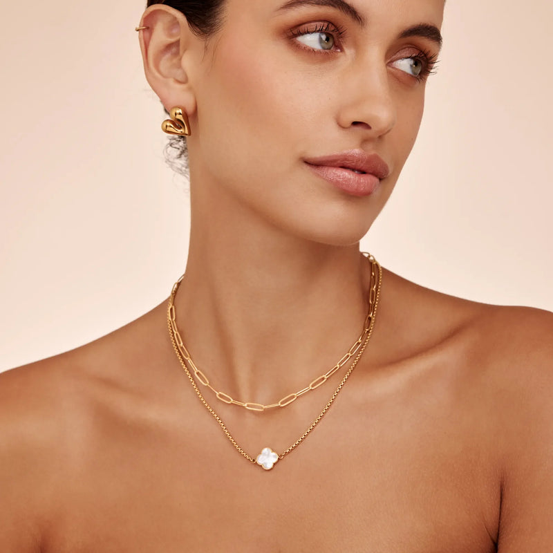 Collier Trèfle Irisé — vue 4