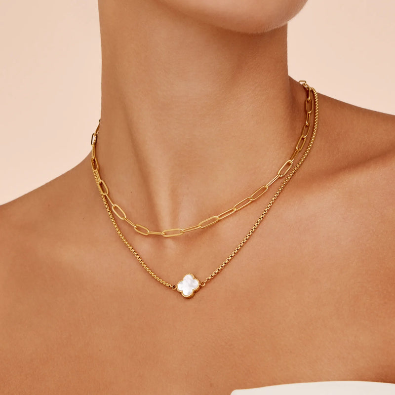Collier Trèfle Irisé — vue 6
