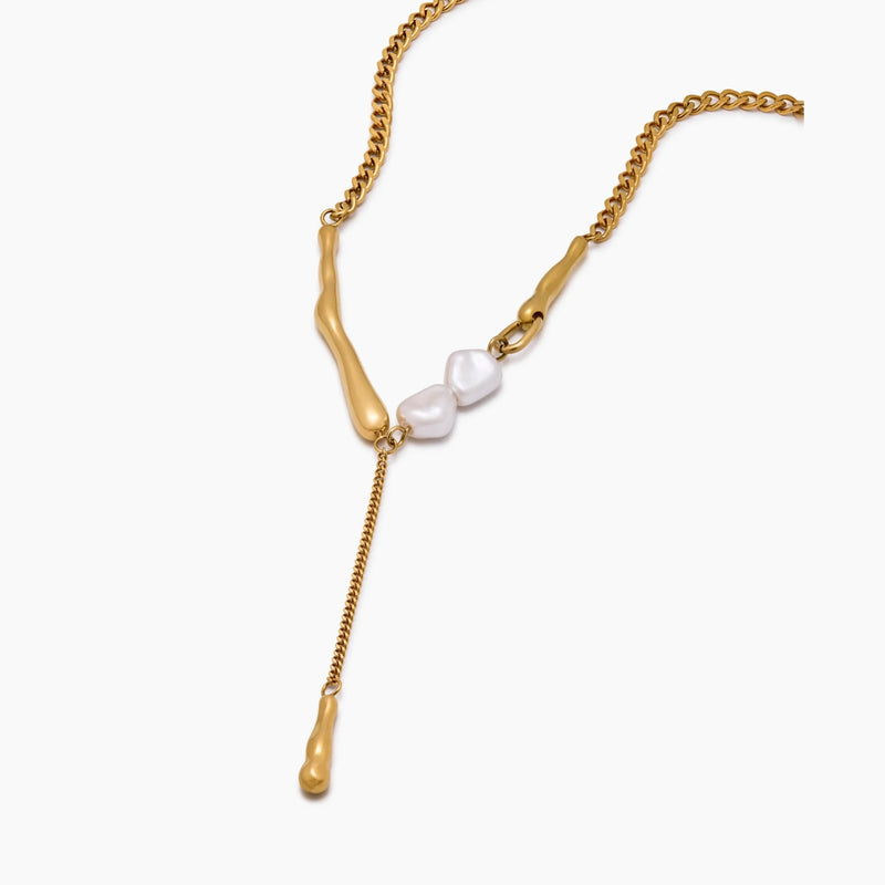 Collier Perles Asymétriques — vue 3