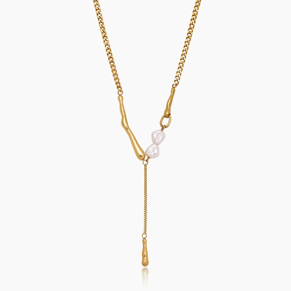 Collier Perles Asymétriques — vue 1