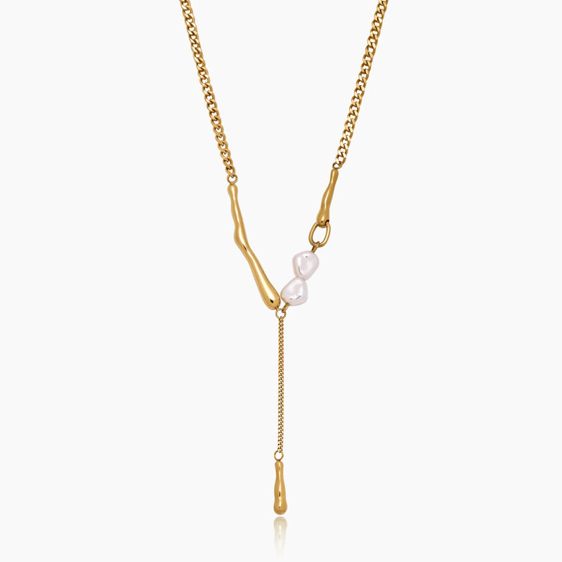 Collier Perles Asymétriques — vue 1
