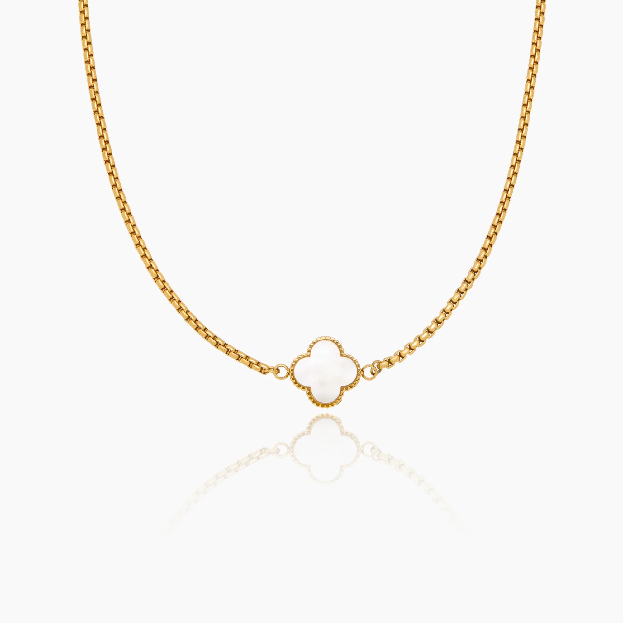 Collier Trèfle Irisé — vue 1