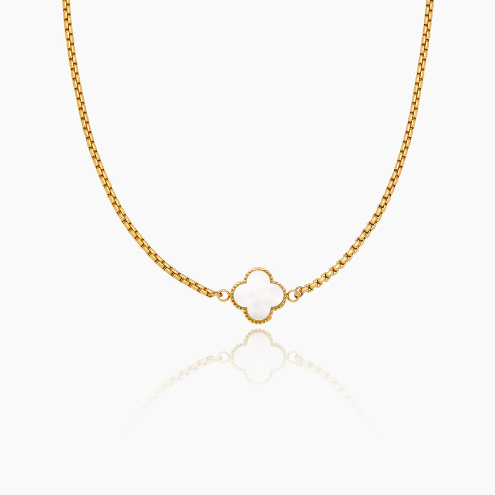Collier Trèfle Irisé — vue 1