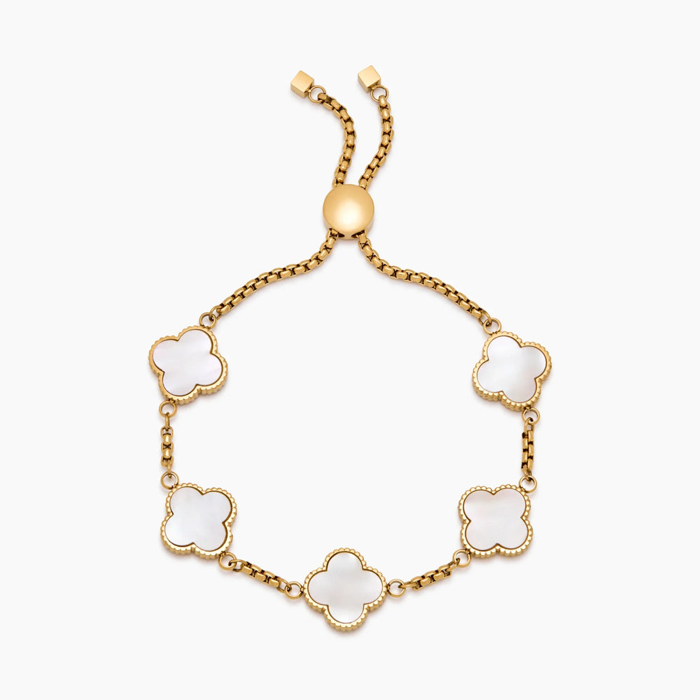 Bracelet Trèfles Irisés — vue 1