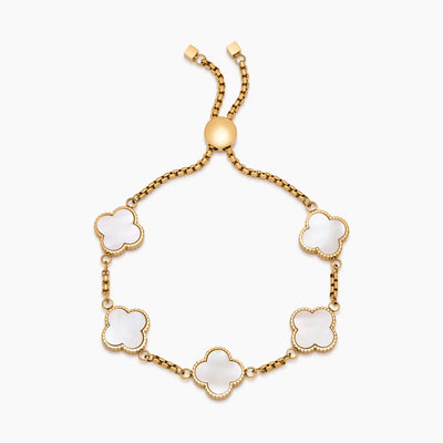 Bracelet Trèfles Irisés