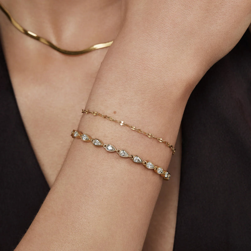 Bracelet Rivière Gouttes — vue 2