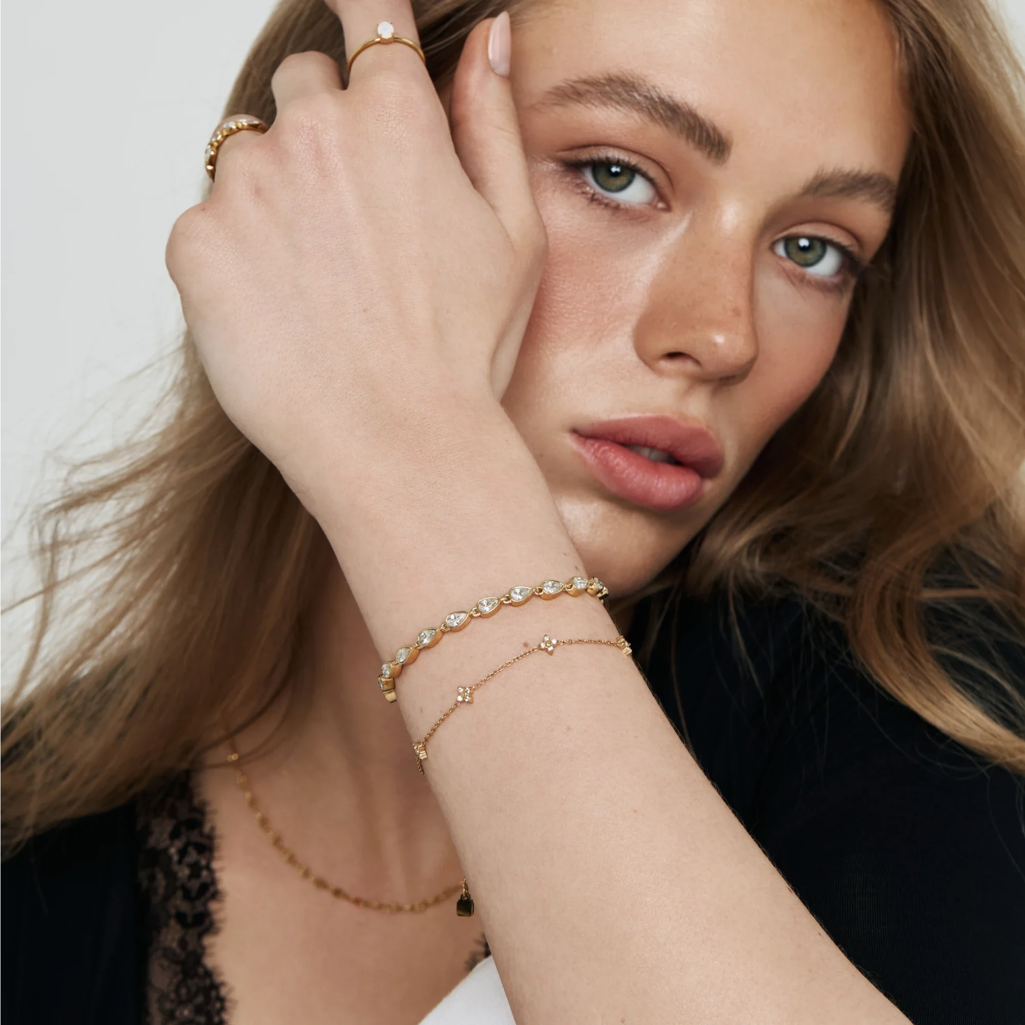 Bracelet Rivière Gouttes — vue 4