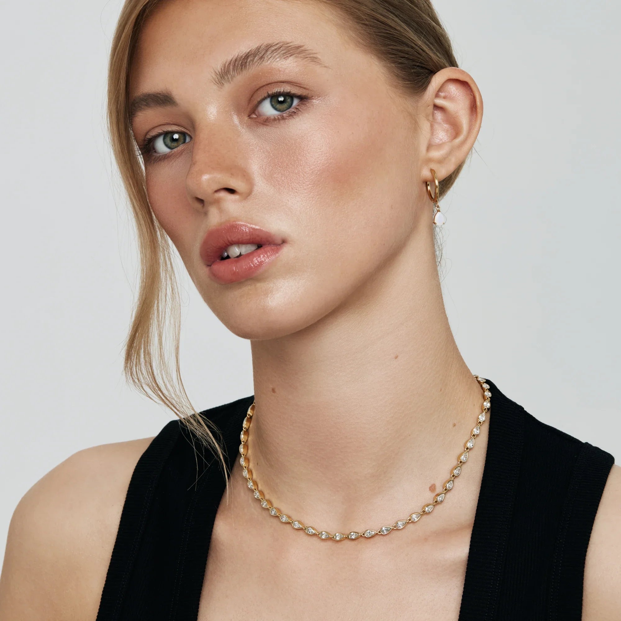 Collier Rivière Gouttes — vue 3