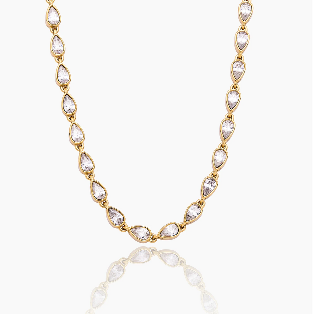 Collier Rivière Gouttes — vue 1
