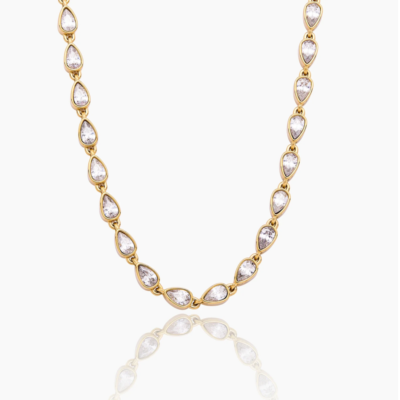 Collier Rivière Gouttes — vue 1