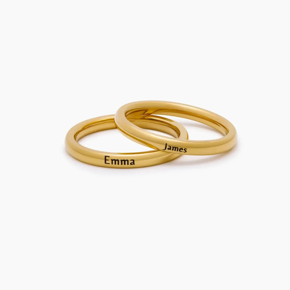 Bague Gravure Délicate — vue 1