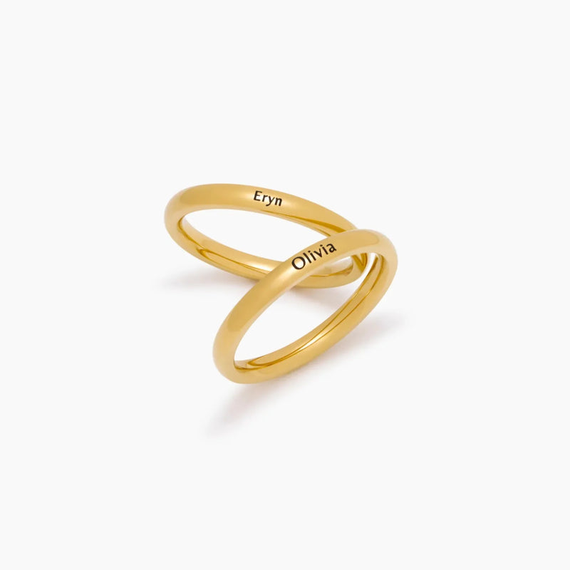 Bague Gravure Délicate — vue 5