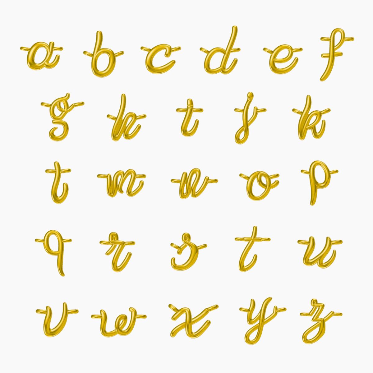 Bracelet Lettre Cursive — vue 7
