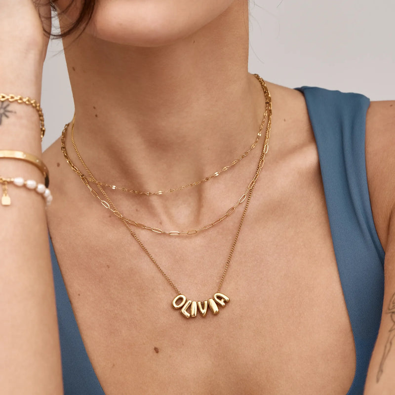 Collier Prénom Arrondi — vue 2