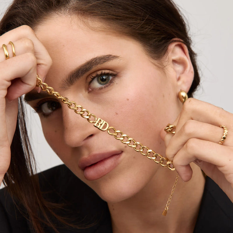 Collier Initiales Rapprochées — vue 6