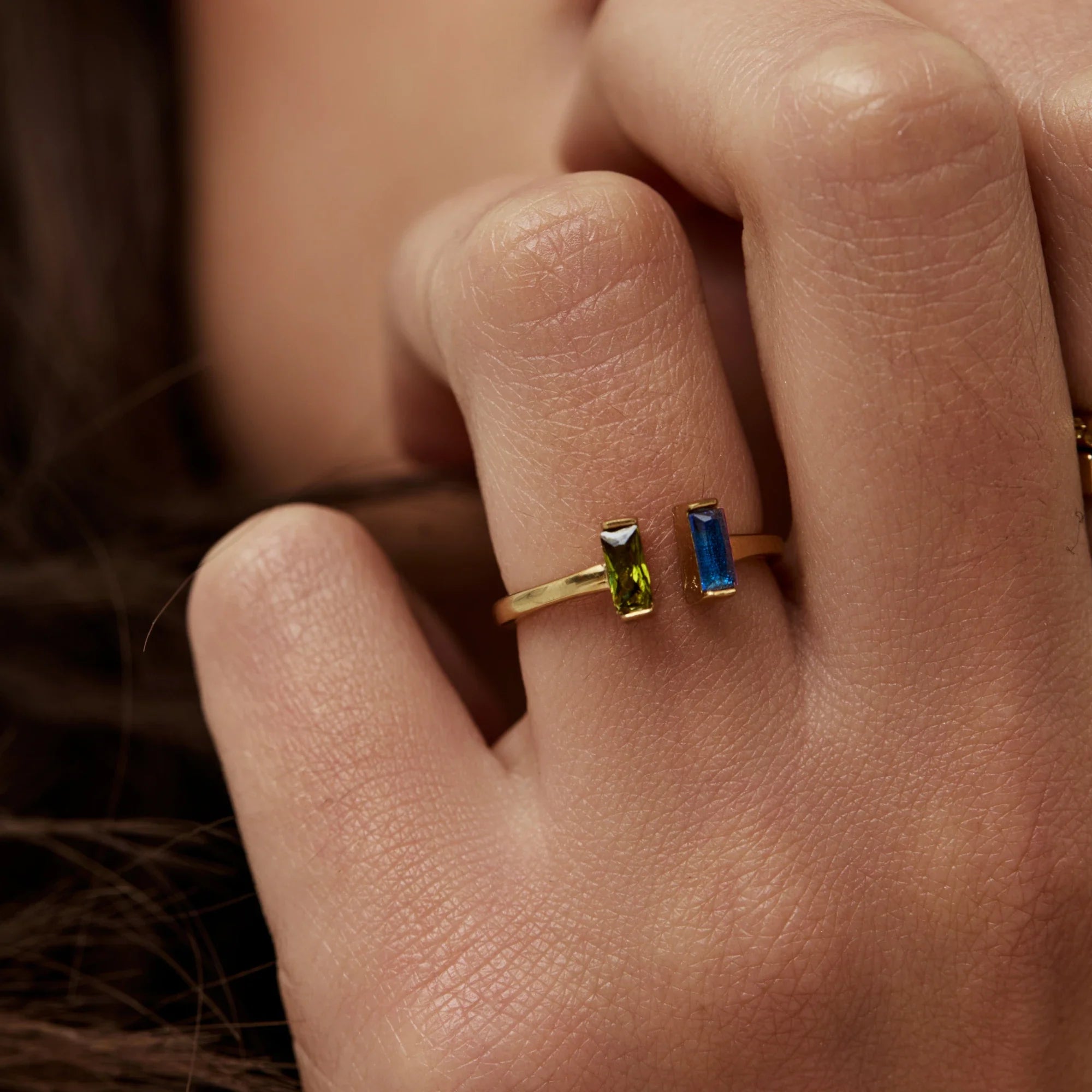 Bague Baguettes Jumelles — vue 3