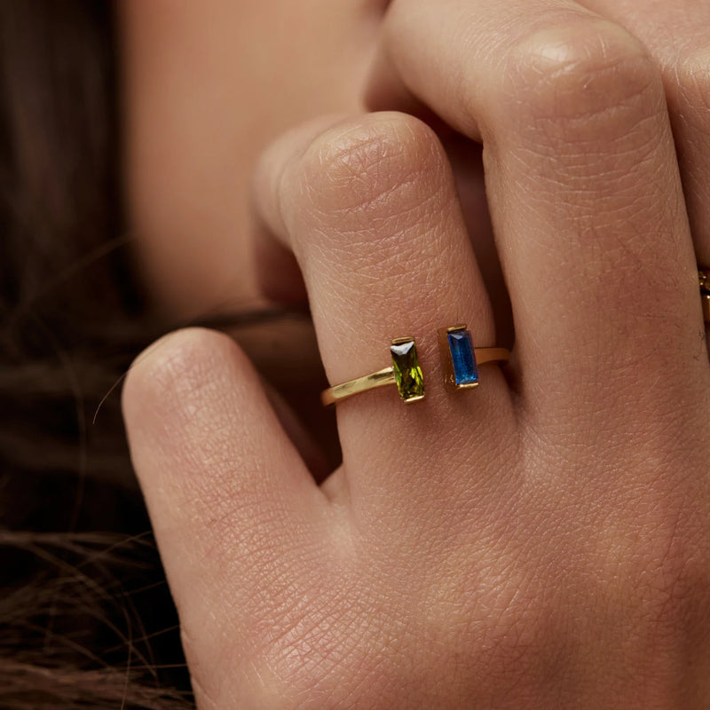 Bague Baguettes Jumelles — vue 3
