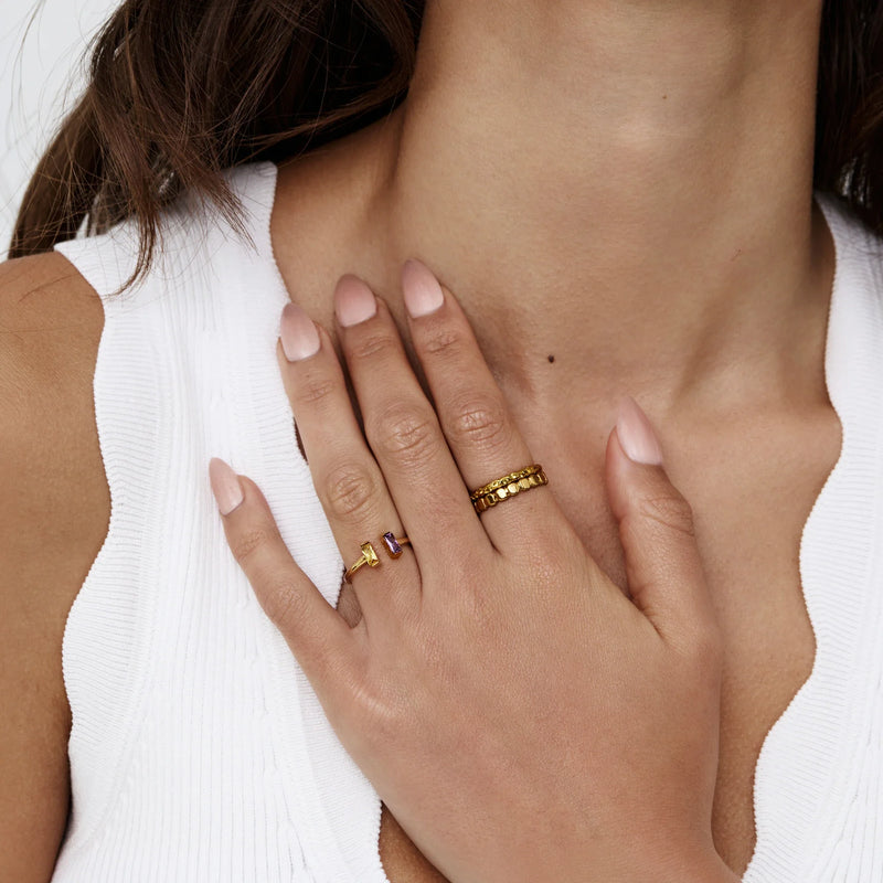 Bague Baguettes Jumelles — vue 6