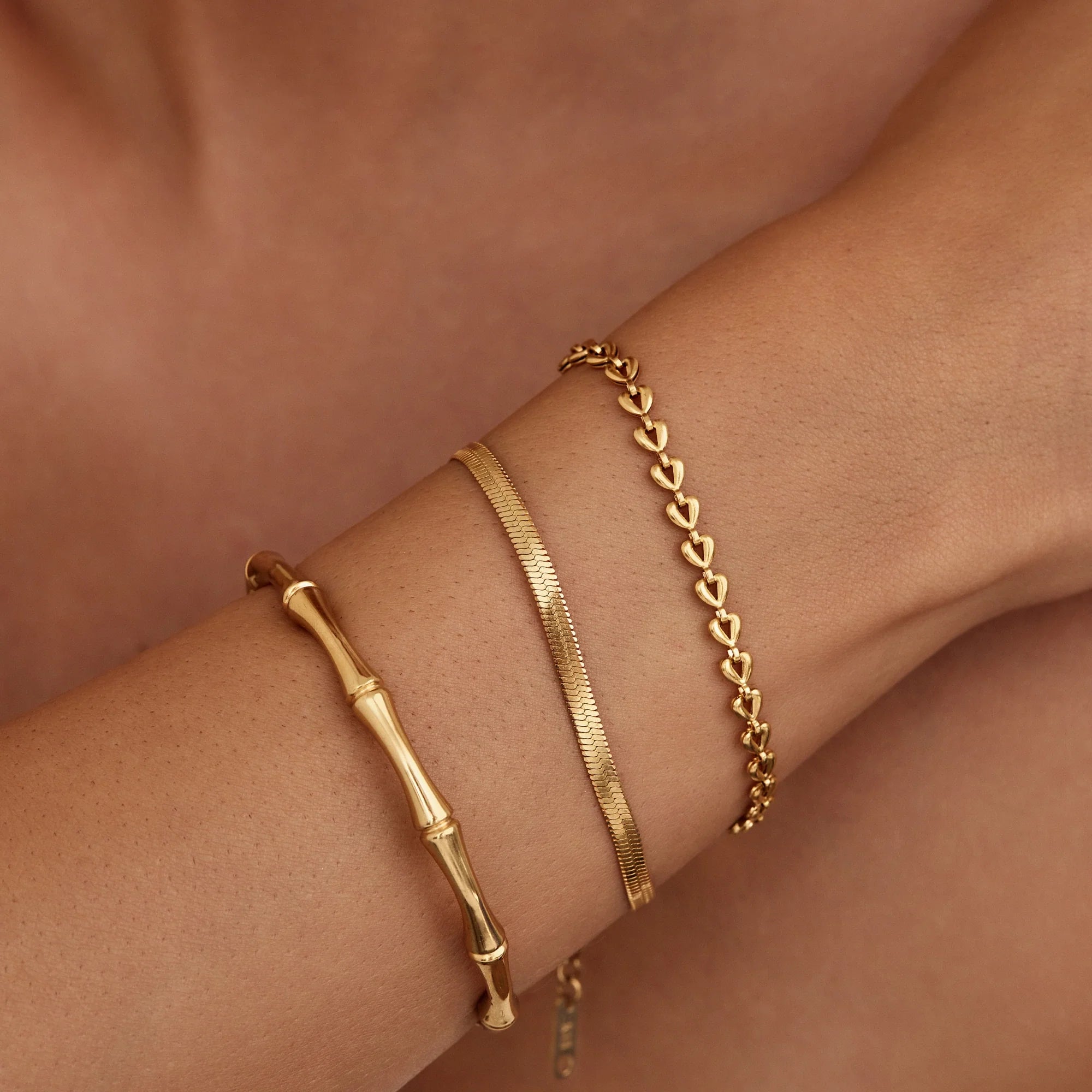 Bracelet Cœurs Enchaînés — vue 2