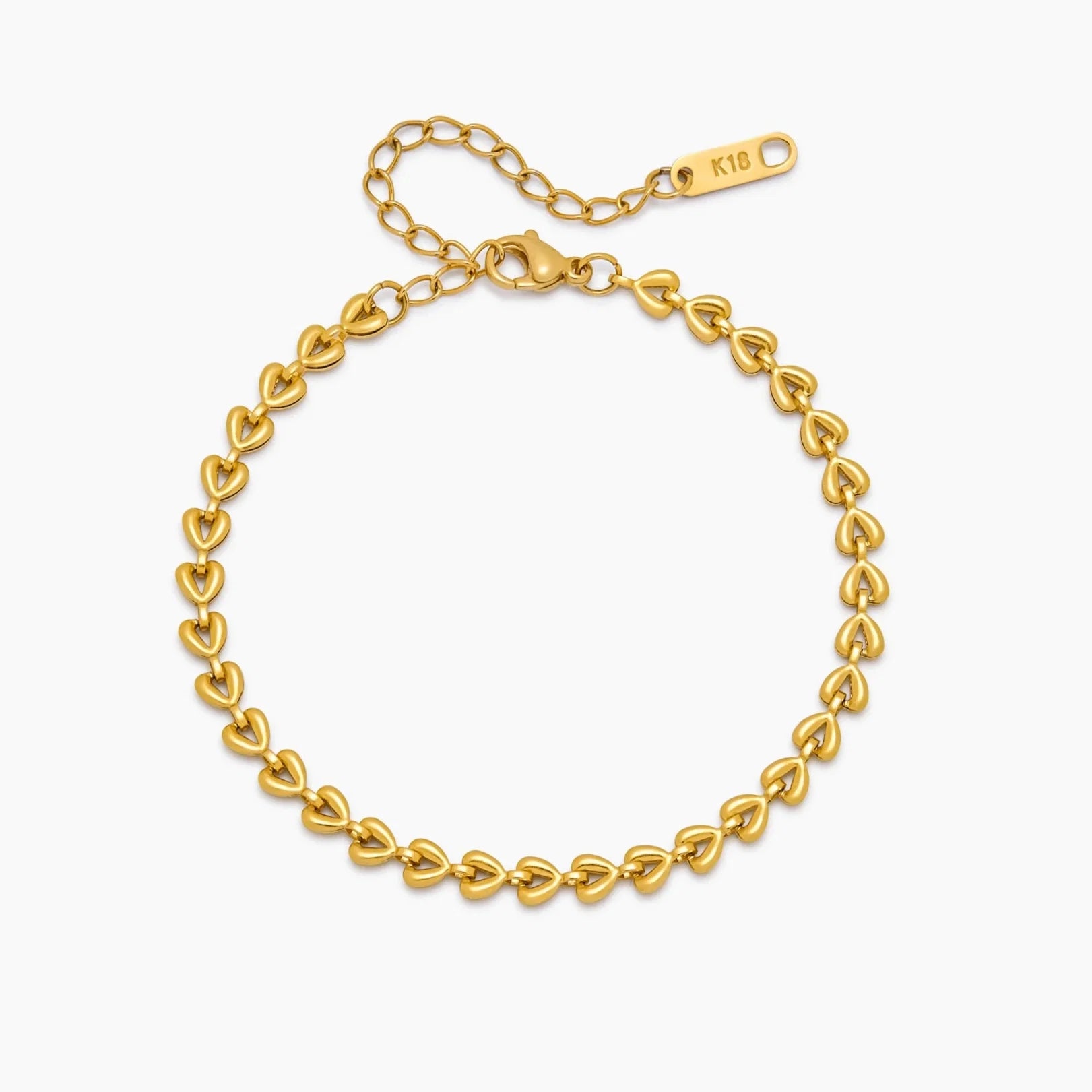 Bracelet Cœurs Enchaînés — vue 1