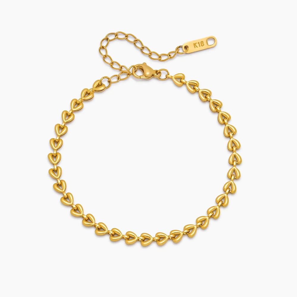 Bracelet Cœurs Enchaînés — vue 1
