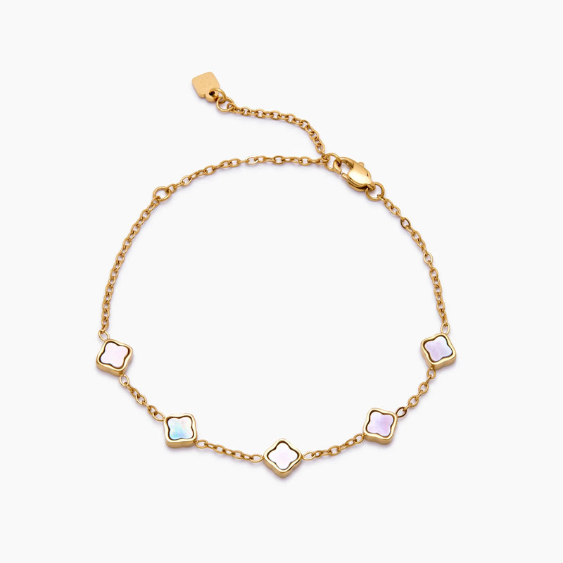 Bracelet Trèfles Nacrés — vue 1