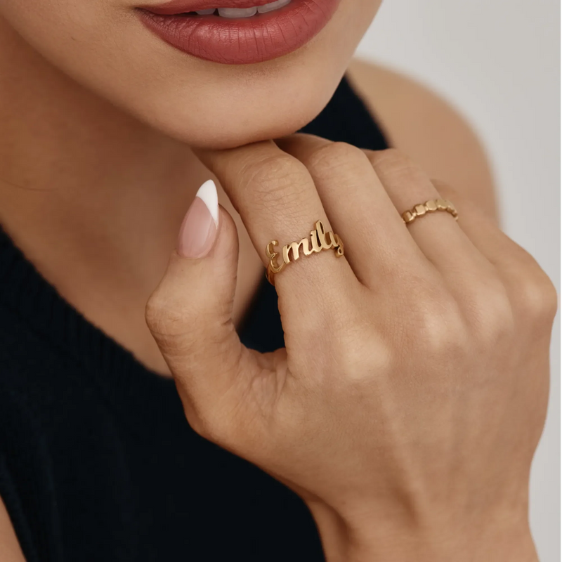 Bague Écriture Intime — vue 6